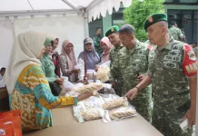 Kodim 0616/Indramayu Gelar Bazar Produk Unggulan Jajaran Koramil