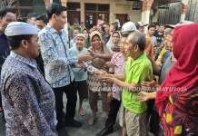 Bupati Lucky Bersama Baznas Salurkan Bantuan Terdampak Kebakaran