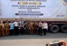 Lapas Indramayu Ekspor 510 Coir Shade Karya Warga Binaan ke Spanyol