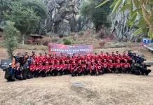 Tebing Batulawang Jadi Ruang Belajar Vertical Rescue