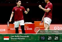 Leo/Daniel Sabet Emas Asian Games 2026 Usai Bungkam Wakil Tiongkok