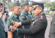 35 Prajurit Kodim 0616/Indramayu Naik Pangkat