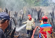 Dua Lokasi Pekarangan Rumah Terbakar di Indramayu
