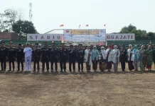 Dandim 0614/Kota Cirebon Hadiri Upacara HUT ke-81 TNI di Stadion Ranggajati