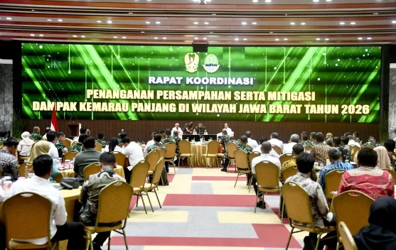 Mitigasi Kemarau, Effendi Edo Hadiri Rakor Lingkungan Bersama KSAD dan Jabar 1