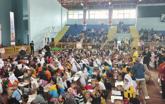 Ratusan Anak SD Warnai Event Koko Krunch Cirebon