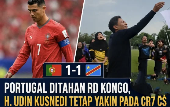 Portugal Ditahan RD Kongo, H. Udin Kusnedi Tetap Yakin pada CR7 Cs