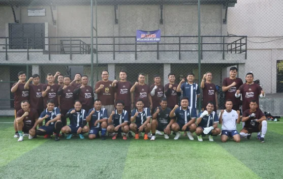 Fun Football RRI dan KPU Kota Cirebon, Perkuat Sinergi lewat Olahraga