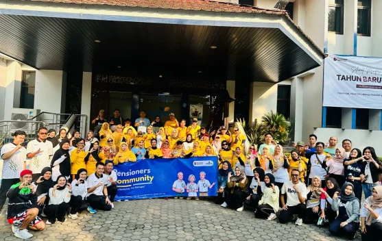 TASPEN Cirebon & Bank Mandiri Taspen Gelar Senam Bersama Pensioners Community