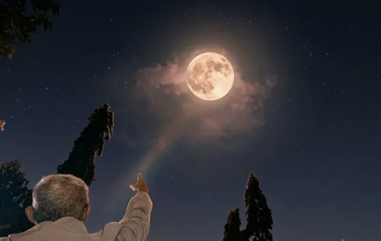 Warga Kuningan Nikmati Pesona Strawberry Moon di Situ Sanggabuana, KDM Terpukau