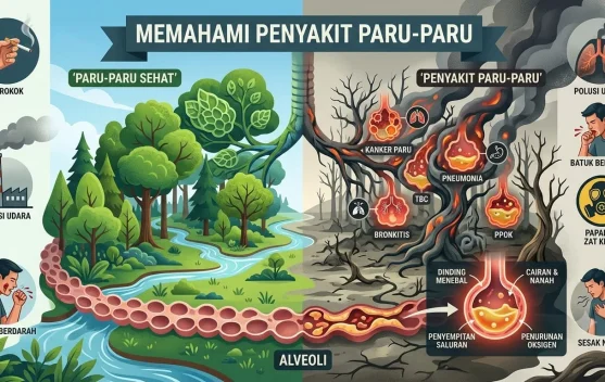 Mengenal Penyakit Paru-Paru Basah