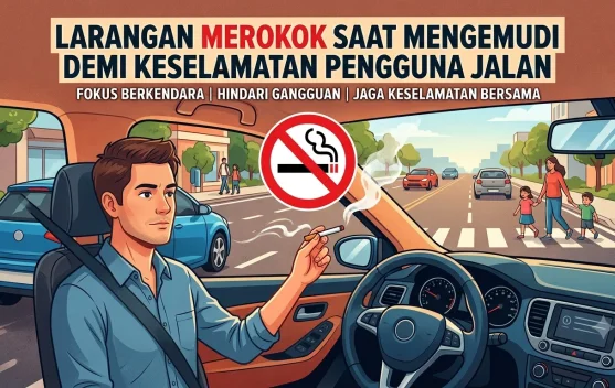 Larangan Merokok saat Mengemudi Demi Keselamatan Pengguna Jalan