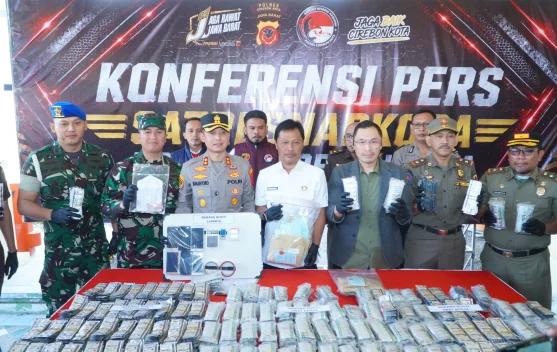 Polres Cirebon Kota Ungkap 23 Kasus Narkoba Selama Agustus 2026