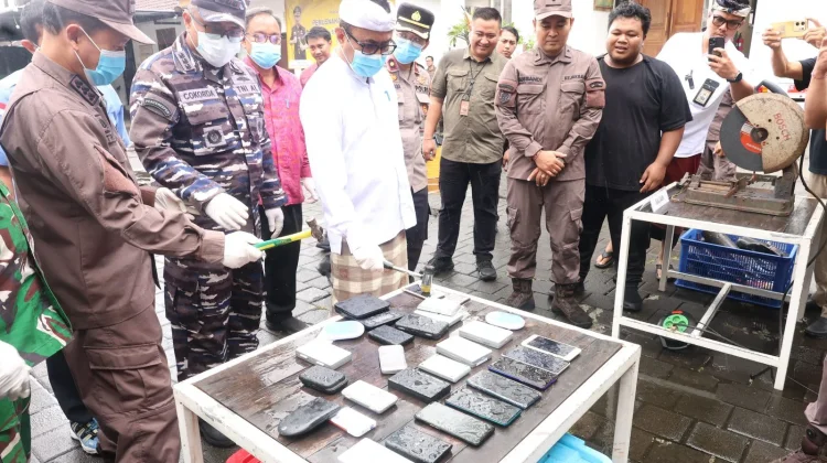 Jaya Negara Hadiri Pemusnahan Barang Bukti Tindak Pidana Narkotika