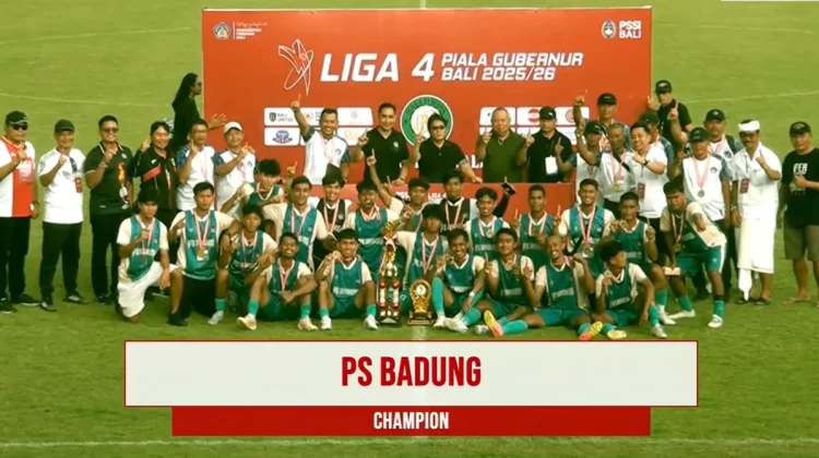 PS Badung Juara Liga 4 Piala Gubernur Bali