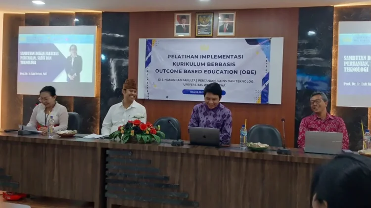 FPST Warmadewa Terapkan OBE Tingkatkan Kualitas Lulusan