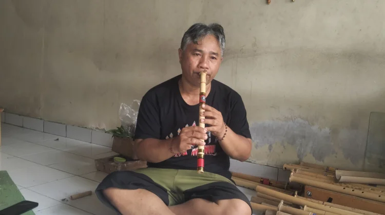 Wayan Karta Sesepuh Suling dari Ubud Pengosekan Gianyar