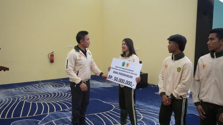 Pemkab Jembrana Serahkan Bonus Atlet Prestasi Porprov Bali XVI/2025