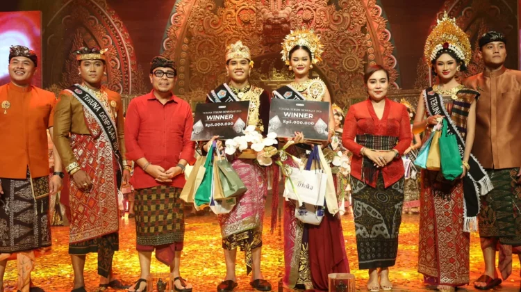 Kadek Refan dan Wayan Inggi Dinobatkan sebagai Teruna-Teruni Denpasar 2026