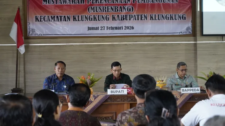 Musrenbangcam Klungkung 2027, Tekankan Efisiensi  Prioritas Program Strategis