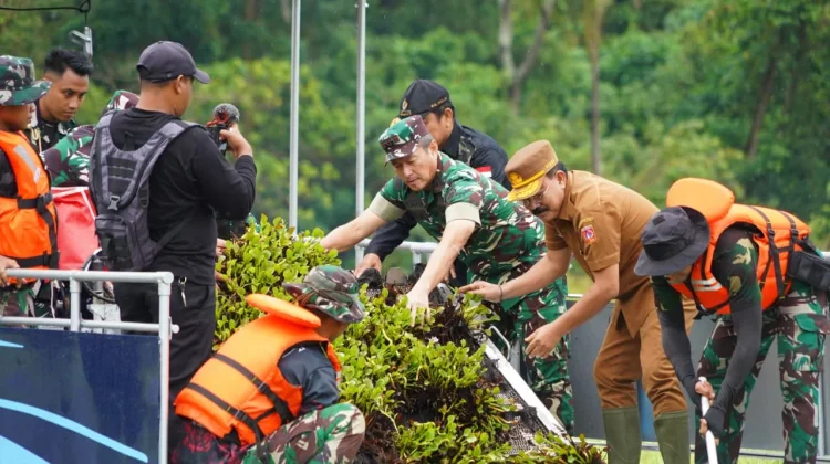Kodam Udayana Normalisasi Danau Yeh Malet