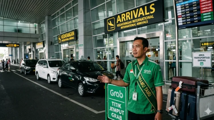 Penurunan Wisatawan Timur tengah Berdampak pada Order Taksi Online di Bandara
