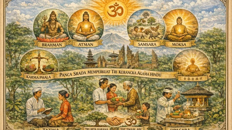 Panca Srada Memperkuat Pelaksanaan Tri Kerangka Agama Hindu