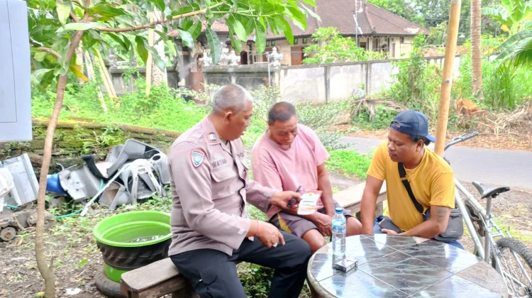Bhabinkamtibmas Desa Paksebali Laksanakan Sambang Warga