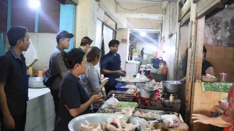 Satgas Pangan Polda Bali Sidak Harga Bapokting
