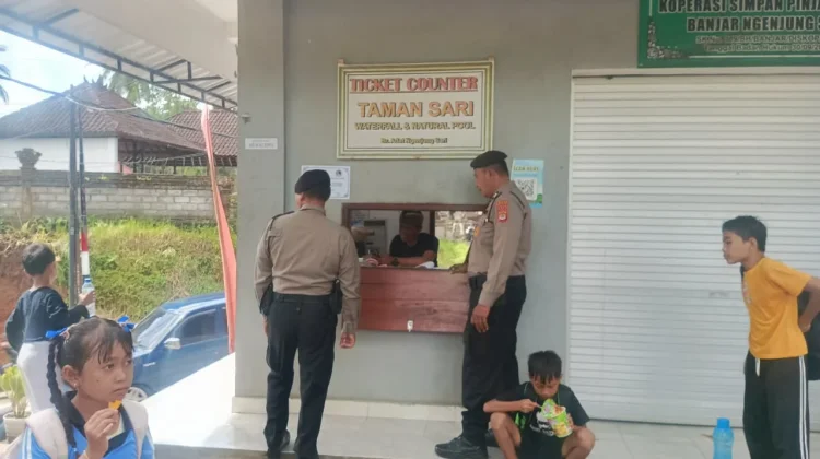 Polres Gianyar Tingkatkan Patroli di Taman Sari Waterfall