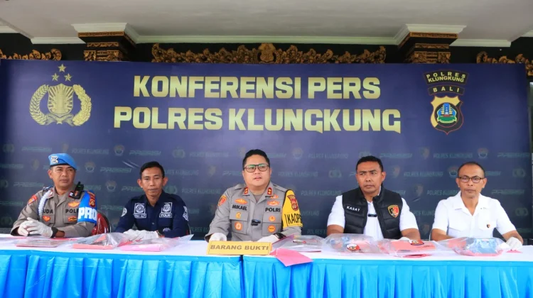Polres Klungkung Ungkap Kasus Narkoba, Lima Orang Diamankan