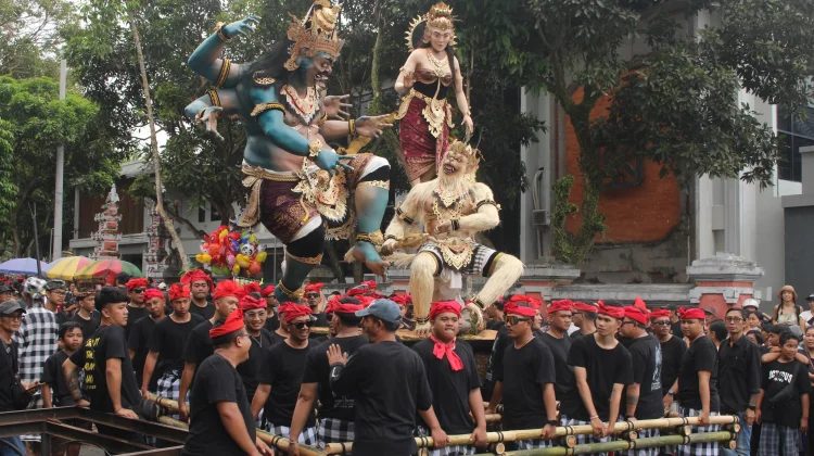 Kasdim Tabanan Hadiri Festival Ogoh-ogoh Singasana