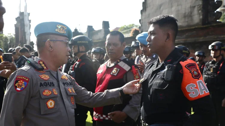Propam Polda Bali Periksa Disiplin Personel Ops Ketupat