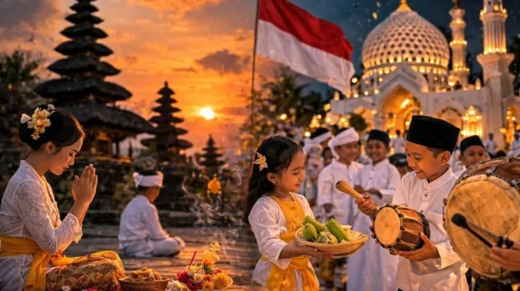 Perayaan Dua Hari Besar Keagamaan Pererat Toleransi di Bali