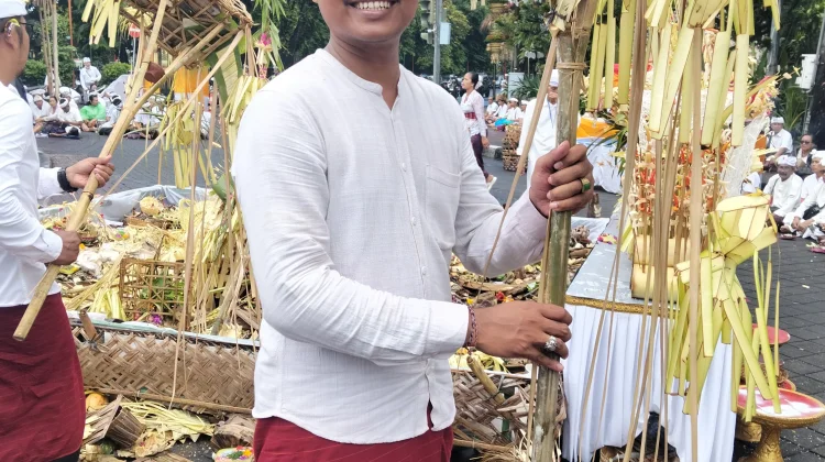 Tawur Agung kesanga di Catus Pata Kota Denpasar