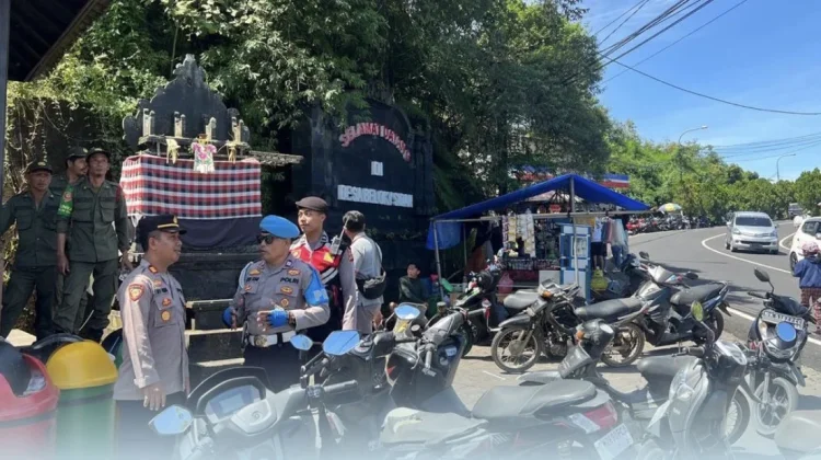 Polsek Petang Tingkatkan Pengamanan Atensi Pengunjung Tukad Bangkung