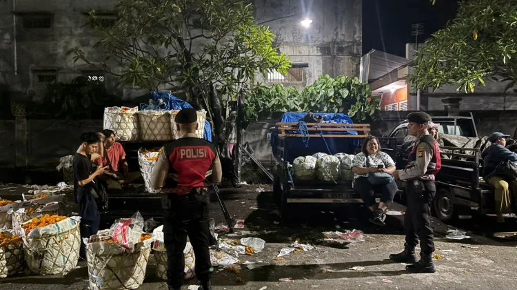 Samapta Polres Klungkung Rutin Patroli Malam Cegah Kriminalitas