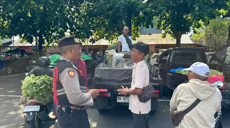 Patroli KRYD, Sat Samapta Polres Klungkung Sambangi Terminal Galiran