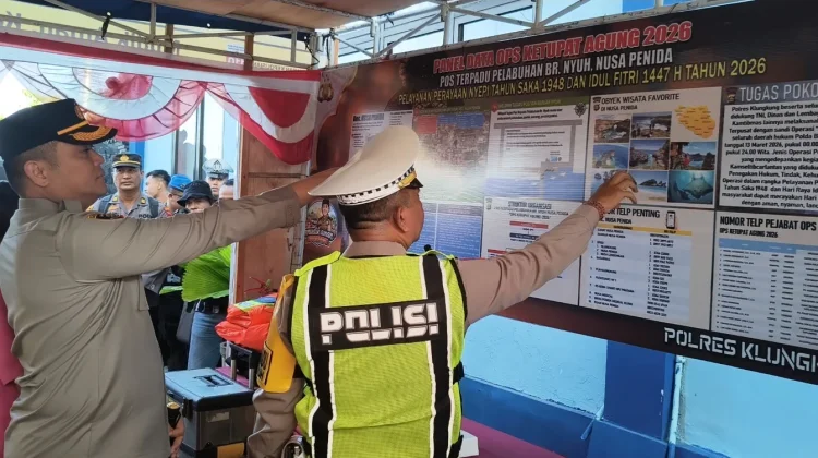 Kapolres Klungkung Cek Pos Terpadu Banjar Nyuh, Pastikan Pelayanan Maksimal