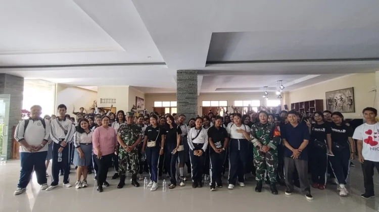 Danramil Tabanan Tanamkan Nilai Toleransi, Bangun Generasi Pemersatu Bangsa