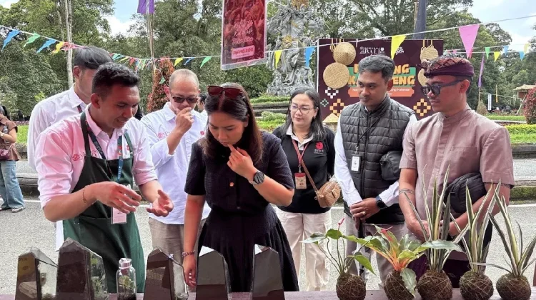 Wamenpar Ni Luh Puspa Kunjungi Kebun Raya Bali