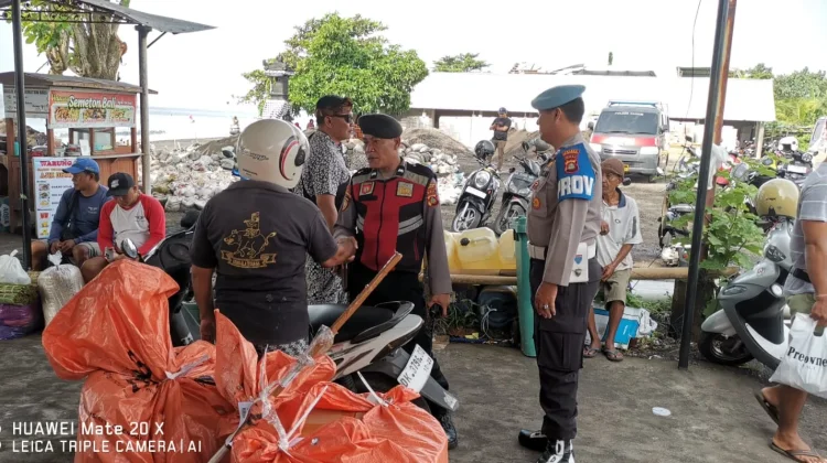 Polsek Dawan Laksanakan Patroli KRYD di Pelabuhan Tribuana Kusamba