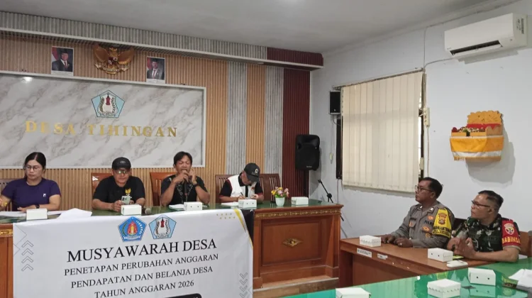 Musdes Tihingan Tetapkan Perubahan APBDes 2026