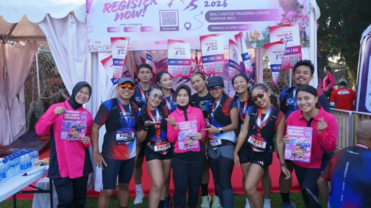 Polres Gianyar Gaungkan “Charity for Indonesia” Melalui Sosialisasi Kemala Run