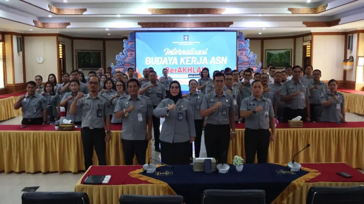 Kanwil Kemenkum Bali Internalisasi Nilai BerAKHLAK, Perkuat Integritas ASN