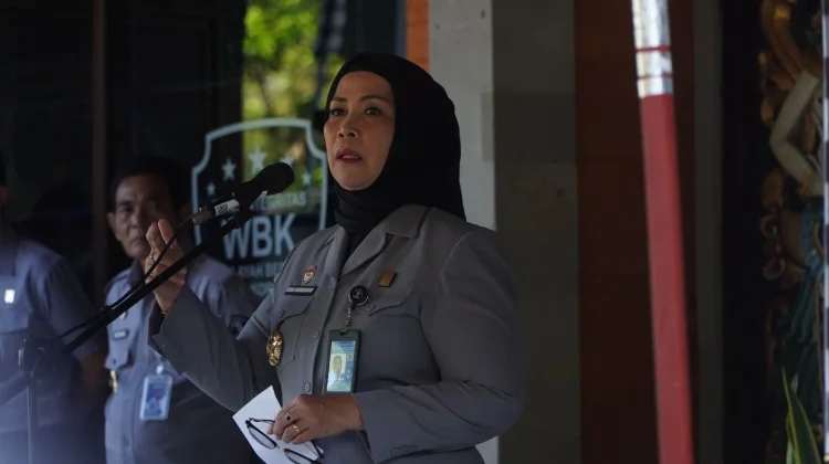 Kakanwil Kemenkum Bali Tekankan Disiplin dan Integritas dalam Apel Pagi