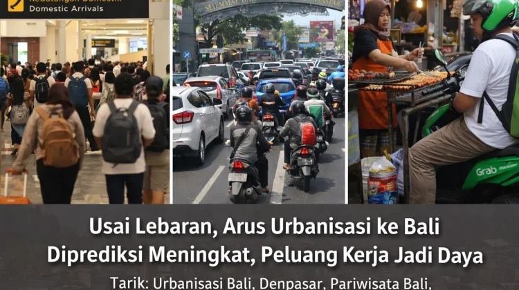 Urbanisasi Pasca Lebaran ke Bali Meningkat, Akademisi Soroti Dampak Sosial
