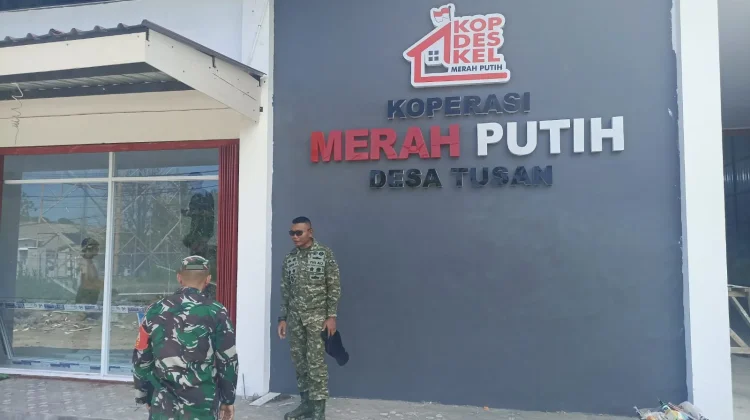 Dandim Klungkung Tinjau Progres Koperasi Desa Merah Putih Tusan