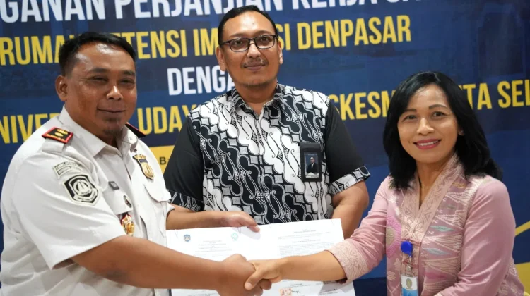 Perkuat Layanan Kesehatan Deteni, Rudenim Denpasar Gandeng RS UNUD dan Puskesmas
