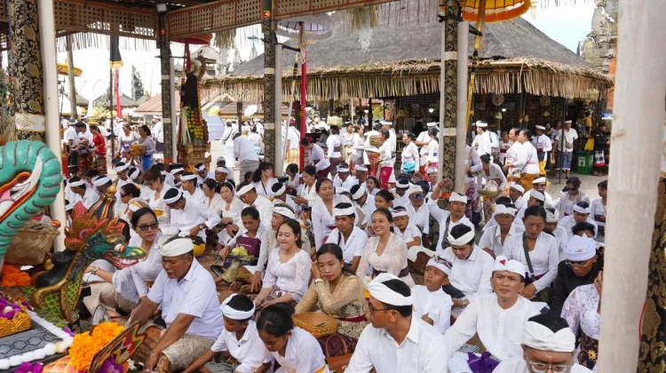 Karya Ngusaba Kedasa di Pura Ulun Danu Batur Kondusif, Didukung 160 Pecalang